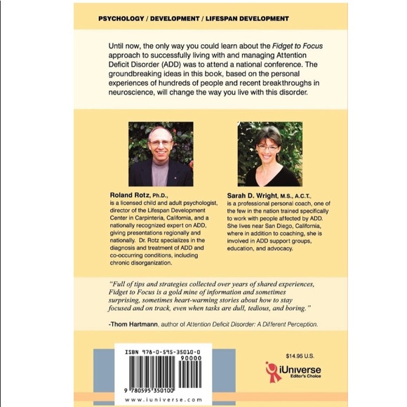 Fidget to Focus: Outwit Your Boredom: Sensory Strategies for Living With ADD - Picture 2 of 3